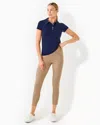 Lilly Pulitzer Upf 50+ Luxletic 28" Corso Pant In Evening Sand