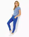 Lilly Pulitzer Upf 50+ Luxletic 28" Corso Pant In Martinique Blue