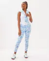 Lilly Pulitzer Upf 50+ Luxletic 28" Corso Pant In Resort White Tall Tales Golf