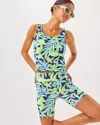 Lilly Pulitzer Upf 50+ Luxletic 5" Weekender High Rise Bike Short In Multi