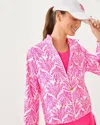 Lilly Pulitzer Upf 50+ Luxletic Aegean Jacket In Pink