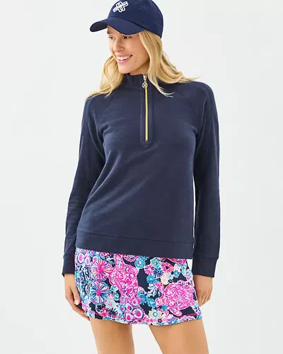 Lilly Pulitzer Upf 50+ Luxletic Aila Skort In Blue