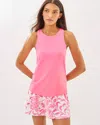 Lilly Pulitzer Upf 50+ Luxletic Aila Skort In Rousseau Pink Glisten In The Sun