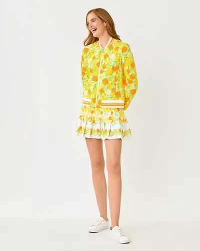 Lilly Pulitzer Upf 50+ Luxletic Annora Skort In Yellow