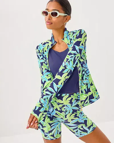 Lilly Pulitzer Upf 50+ Luxletic Breaker Jacket In Blue