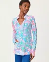Lilly Pulitzer Upf 50+ Luxletic Cassi Popover In Blue