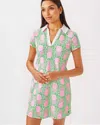 Lilly Pulitzer Upf 50+ Luxletic Cayo Costa Dress In Fauna Green Party Like A Pineapple