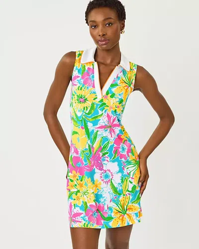 Lilly Pulitzer Upf 50+ Luxletic Cayo Costa Sleeveless Dress In Multi