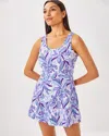 Lilly Pulitzer Upf 50+ Luxletic Charlotta Active Dress In Tropicalia Purple Elephant In The Bloom
