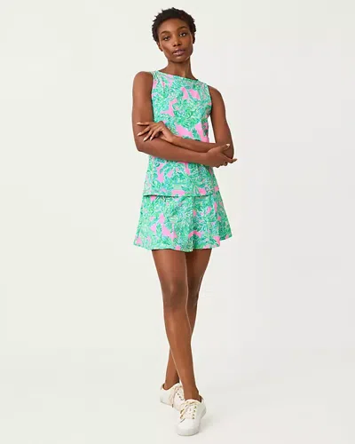 Lilly Pulitzer Upf 50+ Luxletic Corrine Skort In Green