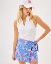 Lilly Pulitzer Upf 50+ Luxletic Fetia Skort In Blue