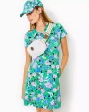 Lilly Pulitzer Upf 50+ Luxletic Frida Scallop Polo Dress In Spearmint Golf Till You Drop