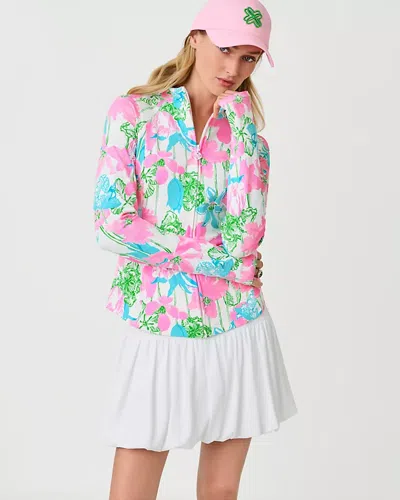 Lilly Pulitzer Upf 50+ Luxletic Giorgie Bubble Skort In White