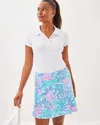 Lilly Pulitzer Upf 50+ Luxletic Harriot Skort In Multi Via Del Mar