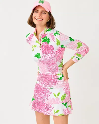 Lilly Pulitzer Upf 50+ Luxletic Justine Half Zip Jacket In Pink