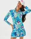 Lilly Pulitzer Upf 50+ Luxletic Justine Pullover In Blue