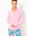 Lilly Pulitzer Upf 50+ Luxletic Justine Pullover In Conch Shell Pink