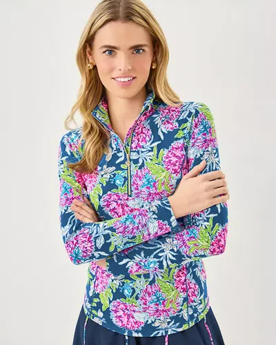 Lilly Pulitzer Upf 50+ Luxletic Justine Pullover In Multi