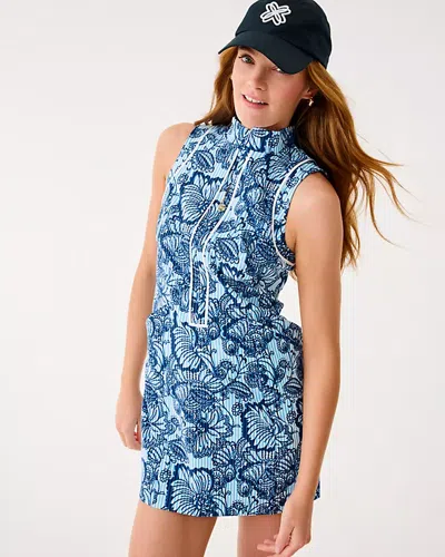 Lilly Pulitzer Upf 50+ Luxletic Kathy Dress In Blue