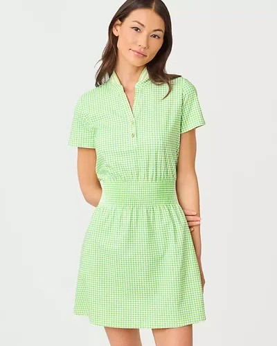 Lilly Pulitzer Upf 50+ Luxletic Love Active Dress In Green