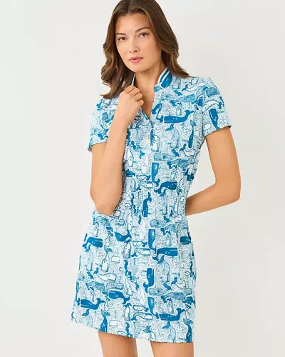 Lilly Pulitzer Upf 50+ Luxletic Love Active Dress In Blue