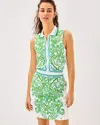 Lilly Pulitzer Upf 50+ Luxletic Love Active Sleeveless Dress In Green
