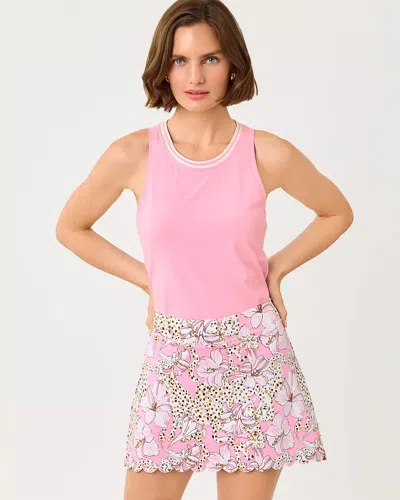 Lilly Pulitzer Upf 50+ Luxletic Meena Scallop Skort In Pink