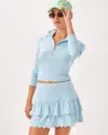 Lilly Pulitzer Upf 50+ Luxletic Miesha Scallop Skort In Bluette