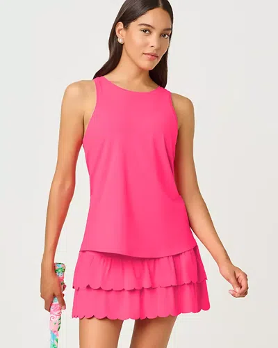 Lilly Pulitzer Upf 50+ Luxletic Miesha Scallop Skort In Pink