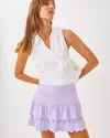 Lilly Pulitzer Upf 50+ Luxletic Miesha Scallop Skort In Water Hyacinth