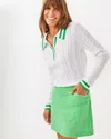 Lilly Pulitzer Upf 50+ Luxletic Monica 15" Pleated Skort In Fauna Green Performance Gingham