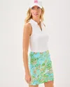 Lilly Pulitzer Upf 50+ Luxletic Monica Bow Skort In Blue