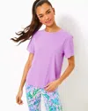 Lilly Pulitzer Upf 50+ Luxletic Rally Active Tee In Lago Lilac