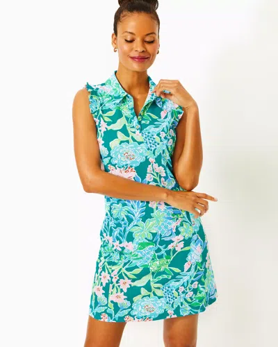 sachin and babi light blue dress Lily Pulitzer Metallic Beaded Dress, Designer Cocktail Dress, Modern Party  Dress main image 0