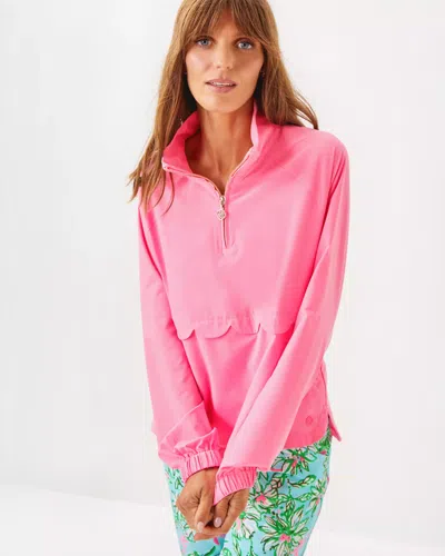 Lilly Pulitzer Upf 50+ Luxletic Tulia Performance Jacket In Rousseau Pink