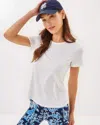 Lilly Pulitzer Upf 50+ Luxletic Westley Active Tee In Resort White