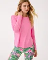 Lilly Pulitzer Upf 50+ Luxletic Westley Long Sleeve Tee In Pink