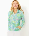 Lilly Pulitzer Upf 50+ Skipper Popover In Green