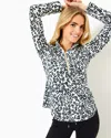 Lilly Pulitzer Upf 50+ Skipper Popover In Coconut Lets Pawty