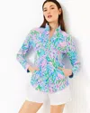 Lilly Pulitzer Upf 50+ Skipper Popover In Multi Seacret Escape