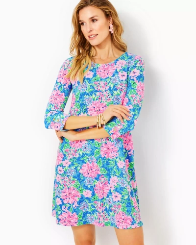 Lilly Pulitzer Upf 50+ Solia Chillylilly Dress In Multi Spring In Your Step