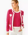 Lilly Pulitzer Valoria Sweater Set In Raspberry Rouge