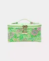 Lilly Pulitzer Vanity Case In Fauna Green Lime Feeling Good Accessories Small