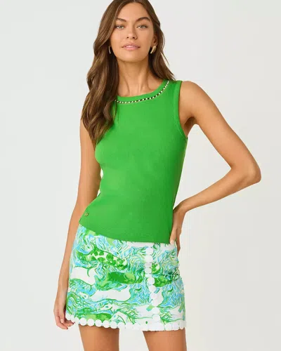 Lilly Pulitzer Vanna Knit Top In Green