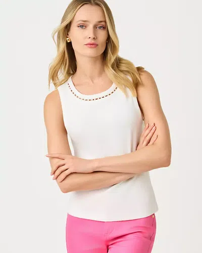 Lilly Pulitzer Vanna Knit Top In White