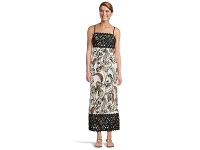 Lilly Pulitzer Vena Oversized Irresistible Maxi Dress In Black In Multi