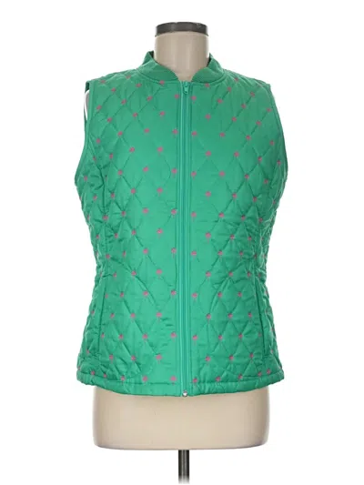 Pre-owned Lilly Pulitzer Vest In Green