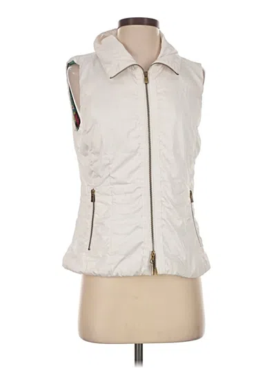 Pre-owned Lilly Pulitzer Vest In Ivory