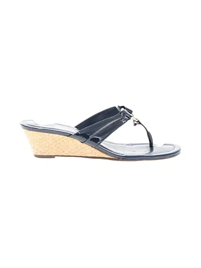 Pre-owned Lilly Pulitzer Wedges In Blue
