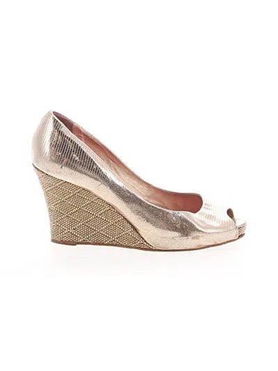 Pre-owned Lilly Pulitzer Wedges In Ivory